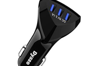 Dyazo 12 W 3 Port Usb Car Charger Adapter With Smart Ic Compatible For Oppo, Vivo, Redmi,Iphone, Samsung And All Other Smart Mobile Phones