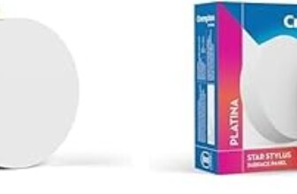 Crompton Platina Star Stylus Surface Panel 6W Led Round (Pack Of 2, Warm White)