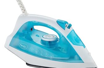 Pigeon Aluminum By Stovekraft Steam Iron Velvet 1600 Watts With Spray (Blue)