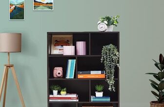 Green Soul Sequoia Mini Book Shelf/Stand/Rack With 4 Shelves|3-Year Limited Warranty | Black Ash Color | Perfect For Your Living Room, Office, Or Study | Installation Provided | Engineered Wood