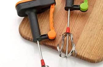 Nexellar Manual Hand Press Blender- Powerless Hand Blender Press And Relax Handle For Performance With Ss Blade Hand Blender/Beater/Mixer For Coffee, Cream, Egg,Milkshake, Lassi Etc