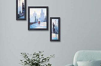 Amazon Brand – Solimo Statue Bridge With Frame, Set Of 3