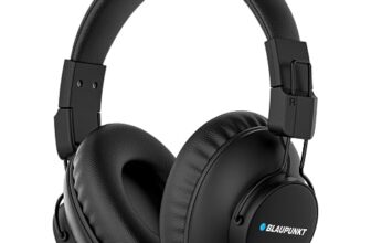 Blaupunkt Newly Launched Bh41 Bluetooth Wireless Over Ear Headphones I Long Playtime I 40Mm Drivers I Foldable I Flexible & Light Weight I Built In Mic I Turbovolt Fast Charging