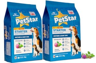 Mankind Petstar 3Kg Starter – Mother And Baby Dry Dog Food (Buy 1 Get 1 Free) | For Pregnant/Lactating Mothers And Growing Pups | Clinically Tested | Power Of 20+ Ingredients
