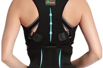 Grin Health Posture Corrector Belt For Men & Women Back Support Belt For Back Pain Spine Posture Corrector Unisex Back Straight Belt Back Posture Belt Shoulder Support Belt (Large)