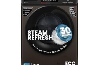 Ifb 8 Kg 5 Star Powered By Ai With 9 Swirl Wash, Wifi, Fully Automatic Front Load Washing Machine (Senator Mbn 8012, Steam Refresh Program With Eco Inverter, Mocha)
