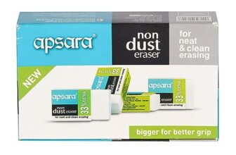 Apsara Non Dust Erasers – Pack Of 20