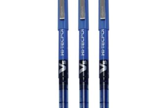 Pilot V5 Liquid Ink Roller Ball Pen -Blue(Pack Of 3), (9000014710)