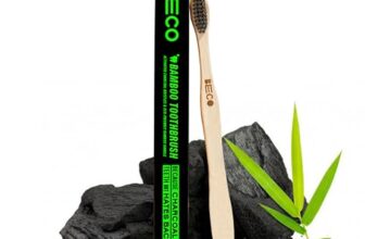 Beco Compostable Bamboo Toothbrush With Ultra-Soft Charcoal Activated Bristles, 100% Natural & Eco-Friendly (Pack Of 1)