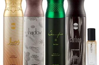 Ajmal Wisal & Shadow Homme & Sacrificeiihim & Carbon Deo Each 200Ml & Aretha Edp 20Ml Pack Of 5 (Total 820Ml) For Men & Women