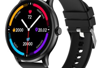 Fire-Boltt Phoenix Pro Smart Watch 1.39 Inch Bluetooth Calling, Ai Voice Assistant, Metal Body With 120+ Sports Modes, Spo2, Heart Rate Monitoring (Black)