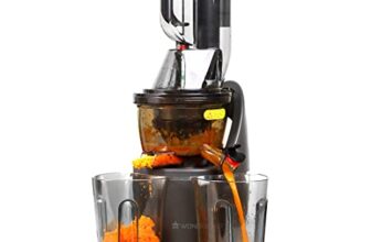 Wonderchef Regalia Full Fruit Cold Press Slow Juicer | 55 Rpm Slow Juicer Retains Higher Nutrients | 240 Watts Powerful Dc Motor | Easy To Clean | 5-Year Motor Warranty