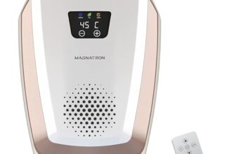 Havells Magnatron 15 Litre Storage Water Heater(Geyser)| No Heating Element| For Hard Water| Minimal Scaling| Energy Saving| Remote Controlled| Free Installation & Flexi Pipe (White Champagne Gold)