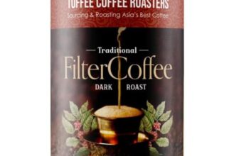 Toffee Coffee Roasters | Pack Of 1 (200G) South Indian Filter Coffee| As Seen On Shark Tank | Specialty Blend| Traditional Dark Roast Signature Filter Grounded Coffee
