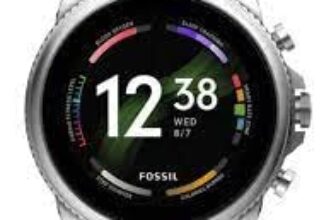 Fossil Gen 6 Smartwatch Digital Black Dial Men’S Watch-Ftw4060