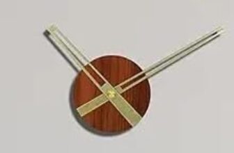 Avvic Mart Home Decoration European Peacock Analog Wall Clock Crystal Luxury Living Room Creative Personality Art,Metal,Blue,Birds (Red, 40 Cm)