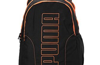 Puma , Unisex-Adult, Core 4 Compartment Laptop Backpack, Black, (9018301)