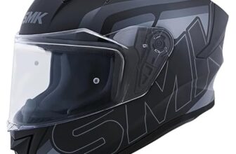 Smk Stellar Sports Stage Full Face Helmet With Pinlock Fited (Ma262)-S