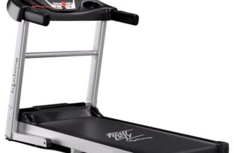 Lifelong Fitpro Lltm09Ad 4Hp Peak Motorized Treadmill For Home I Bluetooth & Speakers I 3-Level Manual Incline I 12 Preset Workouts, Foldable Soft-Drop, 110 Kg Max, Free Install | 2-Yr Motor Warranty