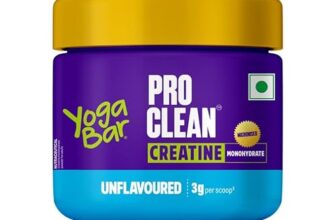 Yoga Bar Pro Clean Creatine Monohydrate | Micronised | Unflavoured | 3G Per Scoop | 100G | Easy Mix Formula For Fitness And Strength Support