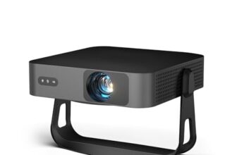 Portable Smart Projector, 8K 1080P Full Hd Projector, Support Video Projector, Wifi 5G Bt 5.0, Cinema Projector 360° Can Be Rotated, Android 11, Compatible With Tv Stick/Windows/Ios/Android