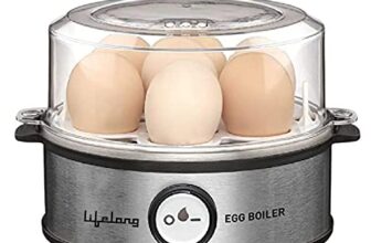 Lifelong Electric Egg Boiler 360-Watt (Transparent & Silver Grey) | Stainless Steel Body & Heating Plate | Boils 7 Eggs | 3 Boiling Modes (Soft, Medium, Hard) | Automatic Turn-Off & Easy Clean