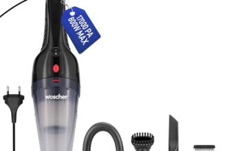Woscher Home Vacuum Cleaner For Home Use Wet And Dry Handheld Vacuum Cleaner For Sofa And Car Use | 800 Watts |17Kpa Suction Power | Homevac | 909J