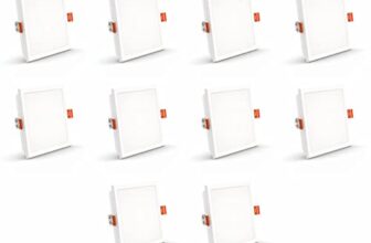 Crompton Star Lord 3In1 | Recessed Downlighter | 5W | Square | 3In1 Mood Lighting | Multi-Colour | Pack Of 10 | False Ceiling Mounted | Bis Safe Wire