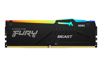 Kingston Fury Beast Rgb 32Gb 5600Mt/S Ddr5 Cl40 Dimm Desktop Memory (Kit Of 2) Kf556C40Bbak2-32