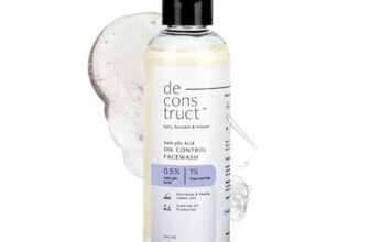 Deconstruct Oil Control Face Wash | 0.5% Salicylic Acid & 1% Niacinamide | Controls Oil, Reduces Acne | Calms & Refreshes Skin With A Cooling Feel | For Oily, Acne & Pimple-Prone Skin|100Ml