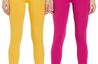 Amazon Brand – Symbol Women’S Straight Jogger (Sym-Aw22Wtr-806_Yellow & Magenta_M)