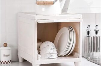 Mevigo 1-Tier Stackable Plastic Storage Bins With Door- Closet Organizers & Storage Organizer For Cupboard Rack For Clothes/Shoes/Books/Toys/Office, Multipurpose Rack- White