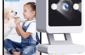 Vebiliki Indoor Camera, 2K Cameras For Home Security With Color Night Vision & Siren, Pet Camera With Phone App, Indoor Security Camera With 2-Way Audio, Cloud & Sd Card Storage, Works With Alexa