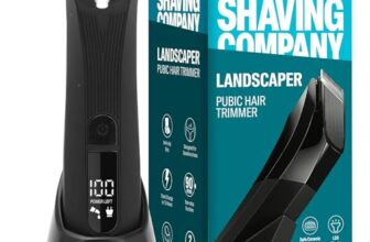 Bombay Shaving Company Balls Trimmer | Pubic Hair Trimmer And Body Groomer For Men | Private Part Trimmer For Men, Waterproof (Ipx7), Cordless, Led Display, Led Torch, Safe Ceramic Blades, Dock Charging | Landscaper 2.0 (Black)