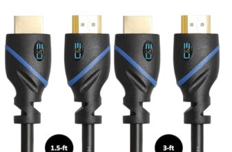 C & E Gold Plated 4K Hdmi To Hdmi Cable | Combo Pack [ 1.5-Ft | 3-Ft ] Hdmi 2.0 – High Speed Data Upto 18Gbps