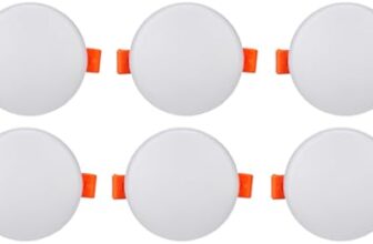 Bajaj Celesta Led Downlight 3-In-1 Colour | 5W Led Downlight | For Smaller Spaces | Long Life Of 25000 Hours (Pack Of 6)