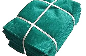 Benavji Green Shade Net, 50% Uv Sun Protection, For Terrace, Garden, Green House, Balcony, & Gardening Multipurpose Agro Netting Size 5Ftx16Ft
