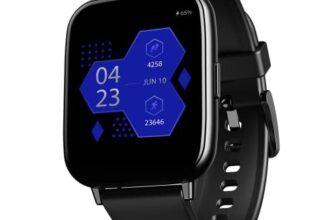 Boat Wave Prime47 Smart Watch W/ 1.69″ (4.2 Cm) Hd Display, 700+ Active Modes, Asap Charge, Live Cricket Scores, Crest App Health Ecosystem, Hr & Spo2 Monitoring(Matte Black)