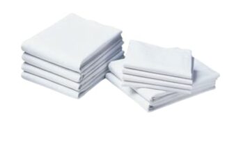 Medwear Bedsheet For Hospital Bed | Set Of Two | White | Durable Terricotton Suiting |