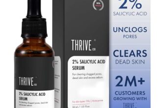 Thriveco 2% Salicylic Acid Serum For Face | Anti-Acne & Blackhead Removal | Oil Control, Blemish Care & Exfoliating Serum | For Oily & Acne-Prone Skin | 30Ml