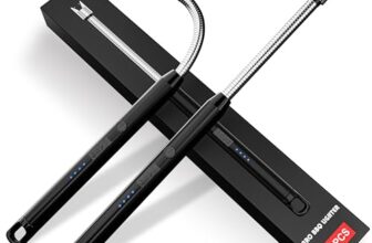 Eslife Usb Plasma Rechargeable Electric Gas Lighter For Pooja Room, Candles, Bbq, Multi Purpose – 360 Degree Flexible & Windproof (Black)