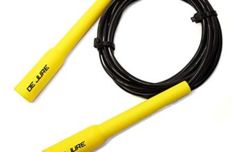 De Jure Fitness Adjustable Slim Shape Weight Loss Ball Pencil Speed Skipping Rope (Yellow)