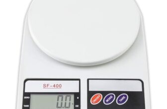 Btag Sf-400 Digital Kitchen Weighing Scale | 10Kg X 1G Precision | Food Scale With Lcd Display For Cooking, Baking, Meal Prep & Healthy Diet | Compact Electronic Weight Machine For Home Use.(White)