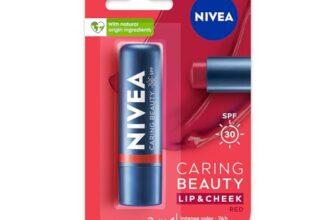 Nivea Lip Caring Beauty Red Lip Balm | Lip & Cheek Tint With Spf 30