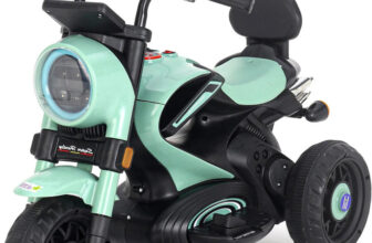 Little Rides Harley 6V Electric Kids Bike With Rechargeable 6.5 Ah Battery Bike Battery Operated Ride On(Green)