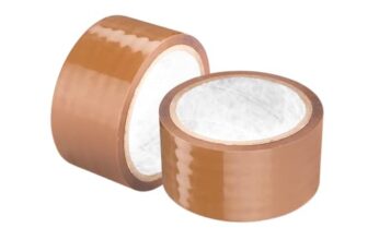 Bonkaso 48Mm Bopp Brown Packaging Tape, 48Mm X 50M (Pack Of 2)