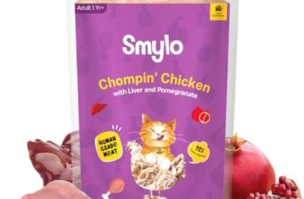 Smylo Natural Healthy Adult Cat Wet Food (1+ Yrs) 70g | Chicken, Liver & Pomegranate | for Healthy Skin & Coat, Supports Digestion | No Preservatives & Grain Free | Vet-Formulated