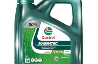 Castrol MAGNATEC 3382513 10W-40 API SN Part-Synthetic Engine Oil for Petrol Cars (3 L)