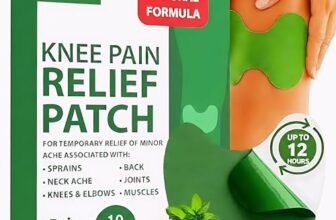 ARABEX Herbal Knee Pain Relief Patches,Inflammation Patch Sticker | Instant Relief from Pain | glucocare Joint Pain Relief Products Natural Wormwood Extract Patch (1 pack- 10 patches)