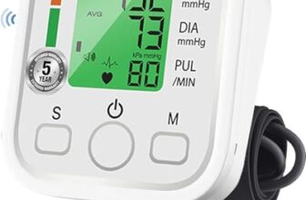 DR VAKU® BP Monitor Fully Automatic Blood Pressure Machine to Check Digital Accurate Level for Home Monitoring Device with Talking Function,Large Display + Cuff Kit Best Accurate Apparatus Measurement